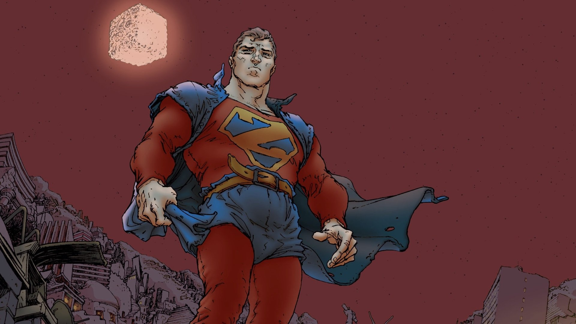 Download Comic All Star Superman HD Wallpaper by Frank Quitely