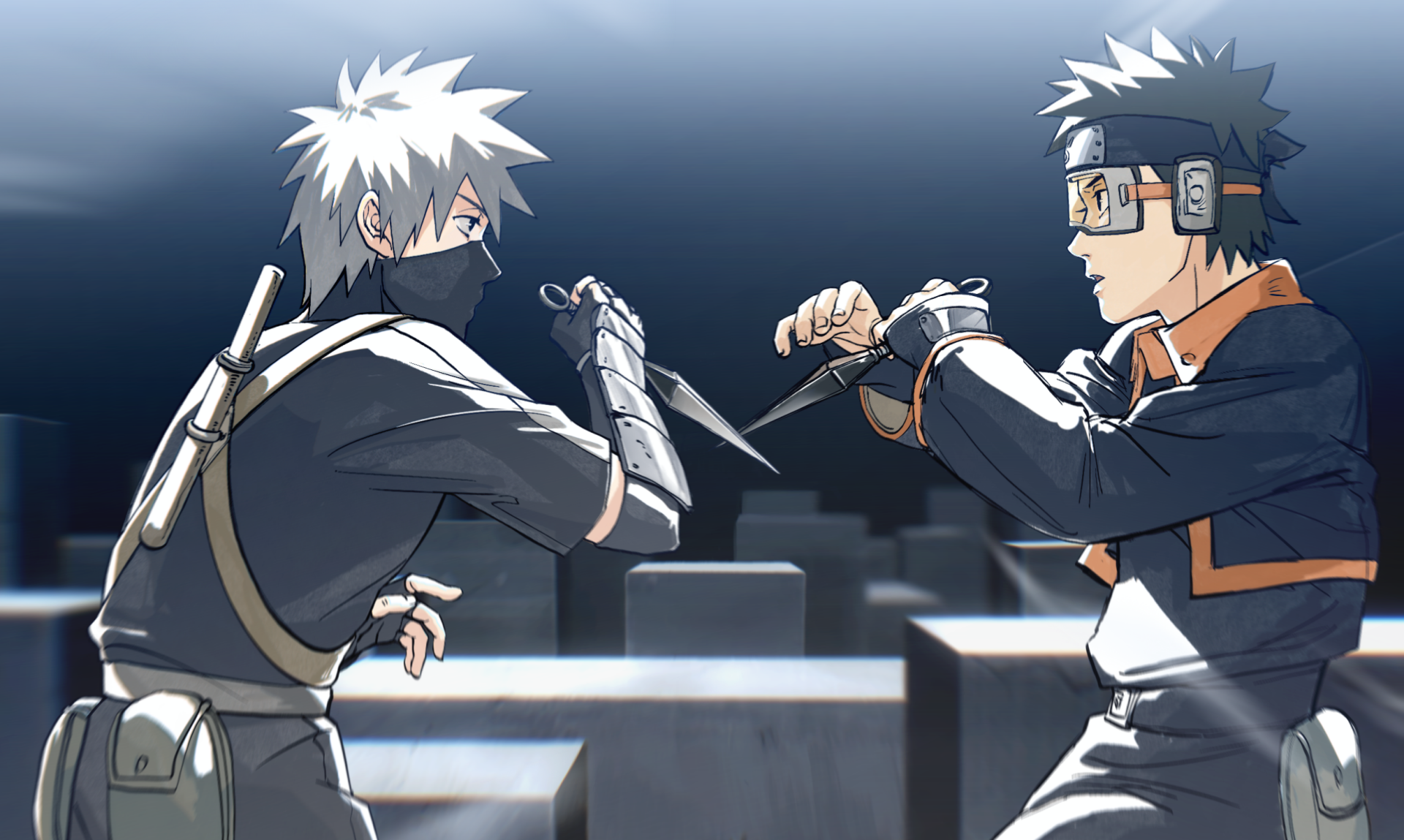 Kakashi And Obito Fan Art