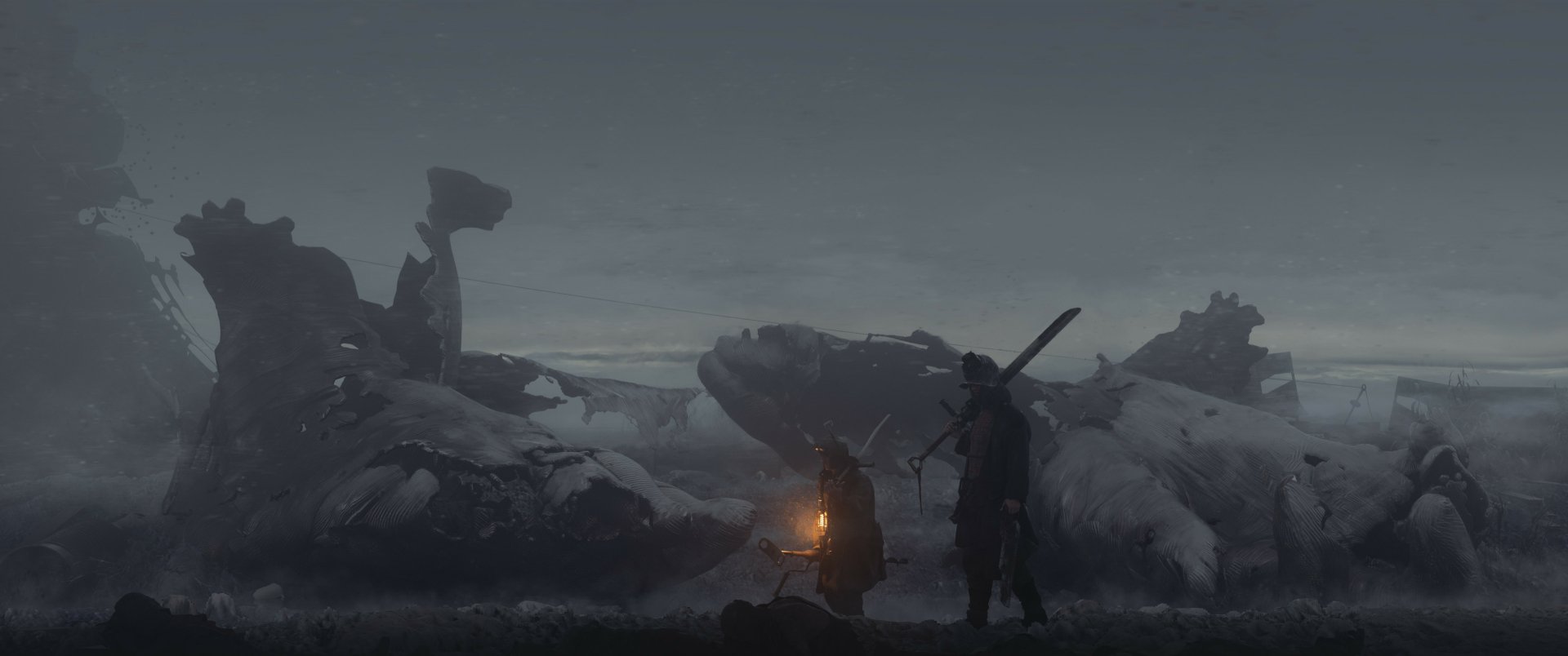 Download Dark Warrior HD Wallpaper by Evgen Maloshenkov