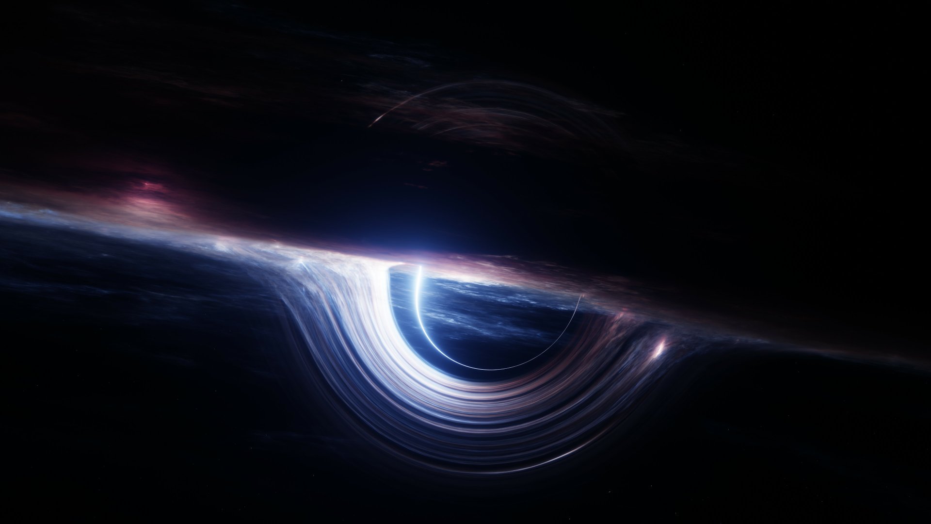 Interstellar Abyss: 4K Black Hole Wallpaper by Sam Krug