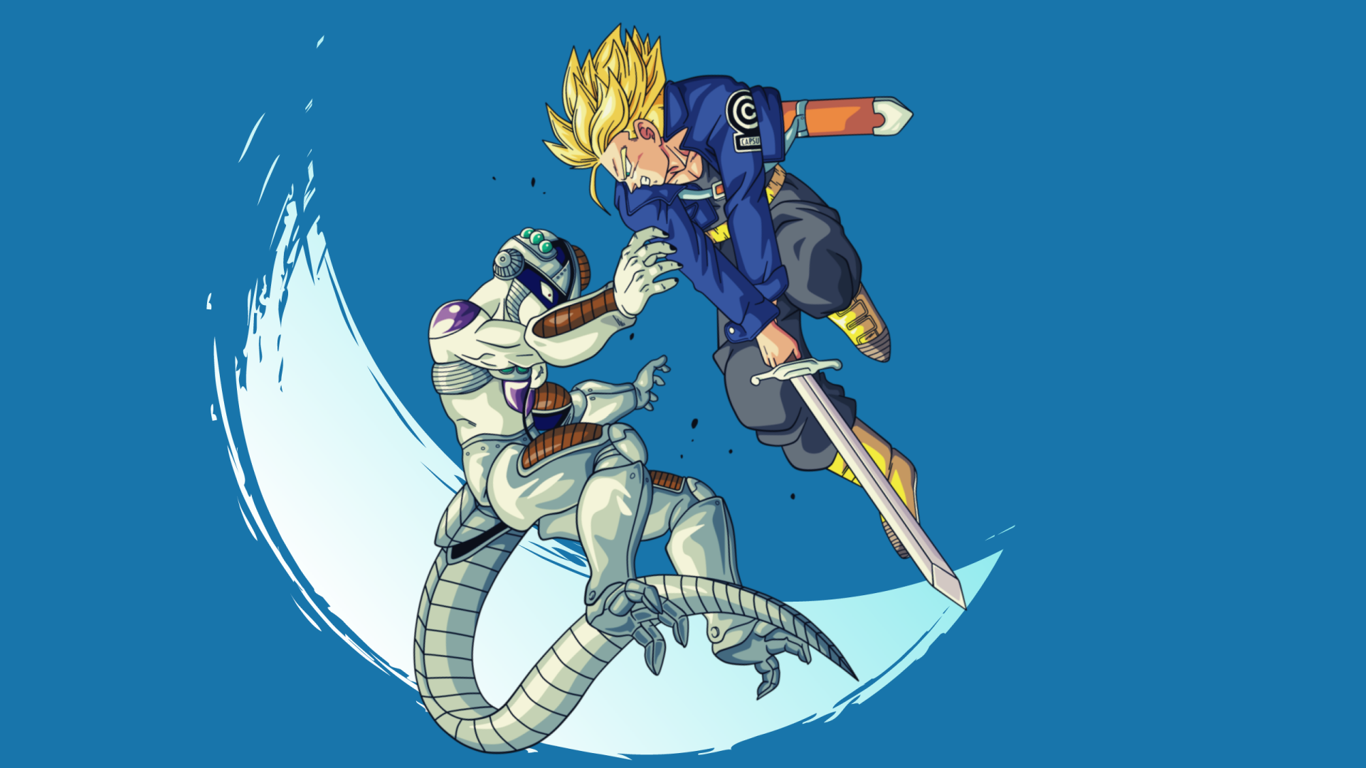 Download Frieza (Dragon Ball) Trunks (Dragon Ball) Anime Dragon Ball HD Wallpaper