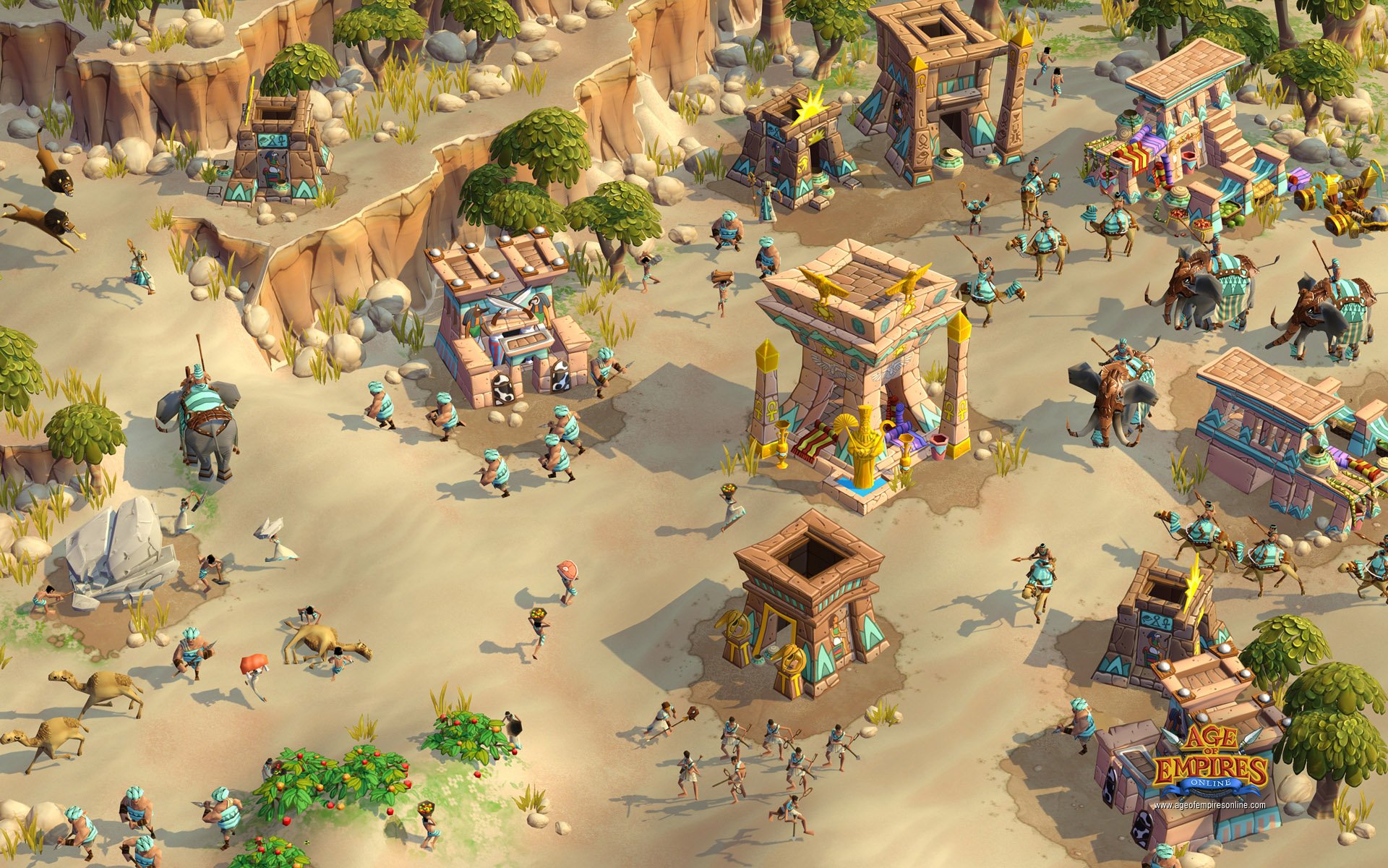 Download Video Game Age Of Empires Online HD Wallpaper