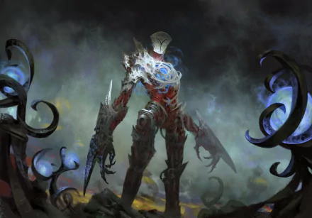 dark warrior HD Desktop Wallpaper | Background Image