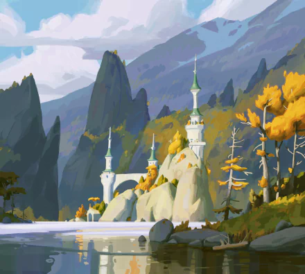  Autumn Castle by Jeremy Paillotin