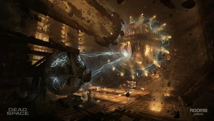  Mining Bay - Dead Space concept by Egor Poskryakov