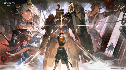 video game Arknights HD Desktop Wallpaper | Background Image