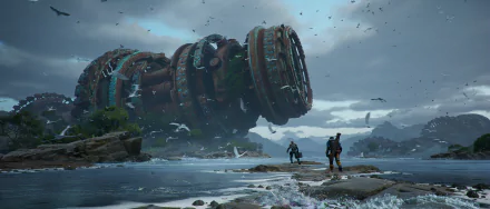 Sci Fi wreck HD Desktop Wallpaper | Background Image