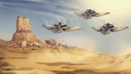 video game Starship Troopers: Terran Command Jakku (Star Wars) HD Desktop Wallpaper | Background Image