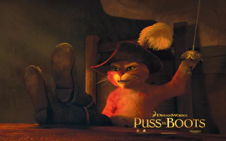 movie Puss in Boots HD Desktop Wallpaper | Background Image