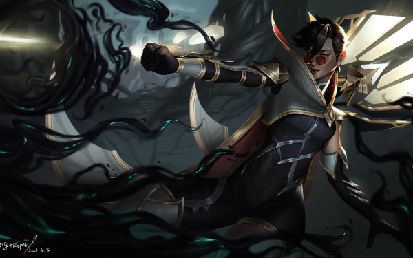  Sentinel Vayne Fan art by Mason Chung