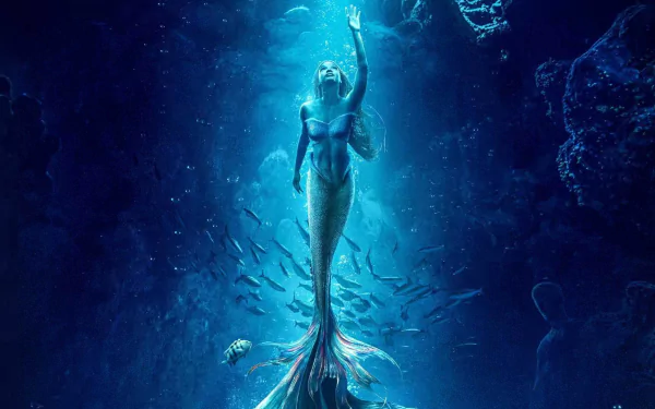 movie The Little Mermaid (2023) HD Desktop Wallpaper | Background Image