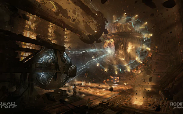  Mining Bay - Dead Space concept by Egor Poskryakov
