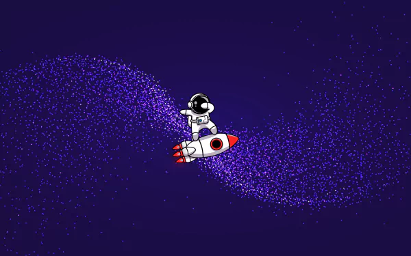 Striking wallpaper of a sci-fi astronaut in high-definition with a dramatic space background.