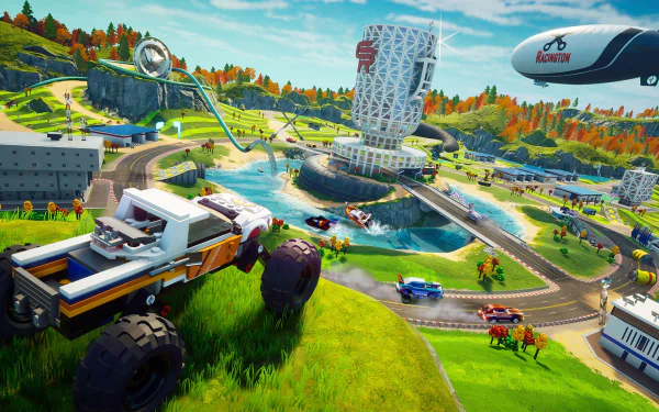 video game LEGO 2K Drive HD Desktop Wallpaper | Background Image