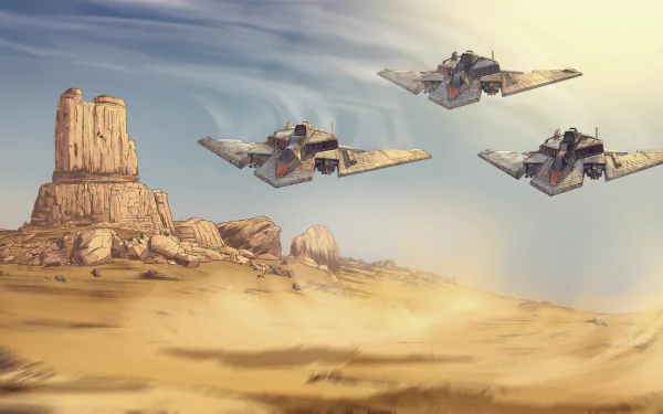 video game Starship Troopers: Terran Command Jakku (Star Wars) HD Desktop Wallpaper | Background Image