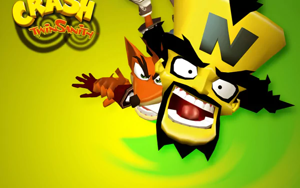 Cartoony punch Neo Cortex (Crash Bandicoot) Crash Bandicoot Crash Bandicoot (Character) video game Crash Twinsanity HD Desktop Wallpaper | Background Image