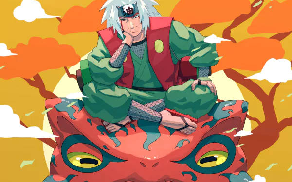  Jiraiya &amp; Gamakichi by しう