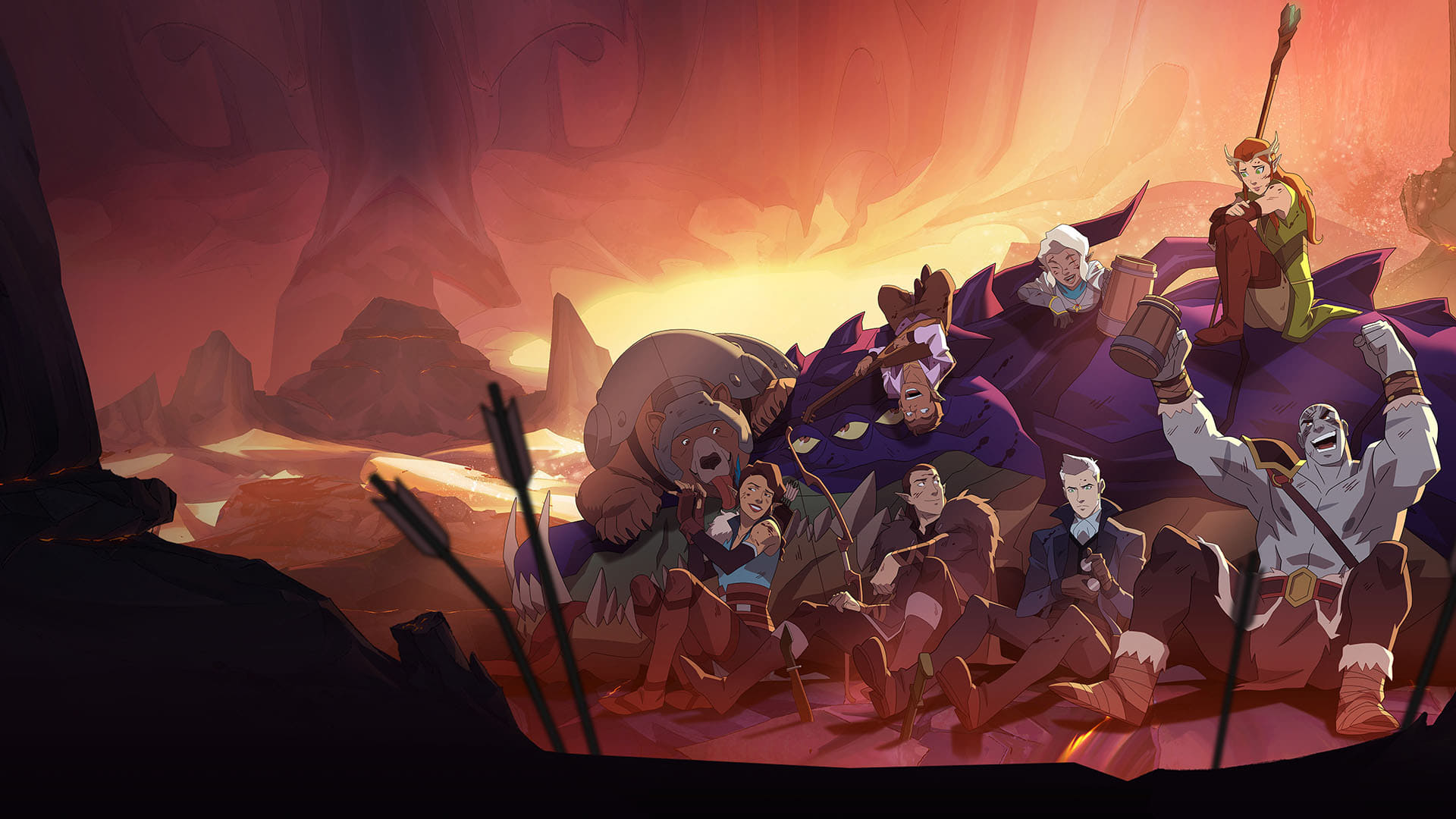 The Legend of Vox Machina wallpaper  Vox machina Critical role  characters Critical role fan art