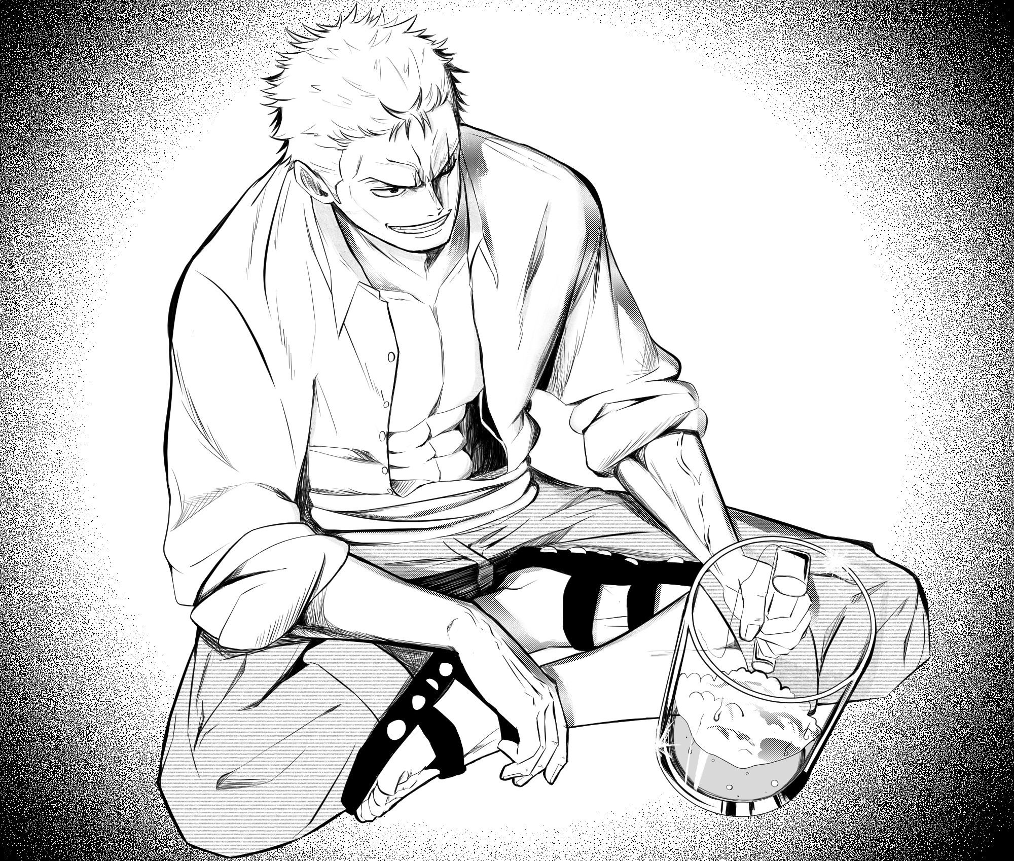 Download Roronoa Zoro Anime One Piece HD Wallpaper By Curlyw