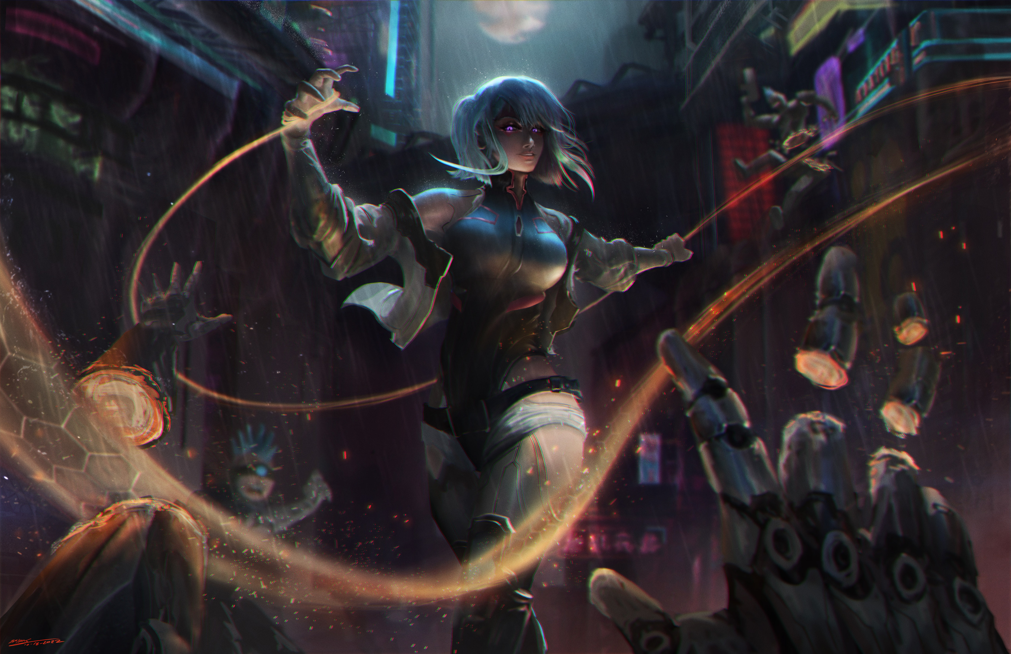 36+] Cyberpunk Anime Wallpapers