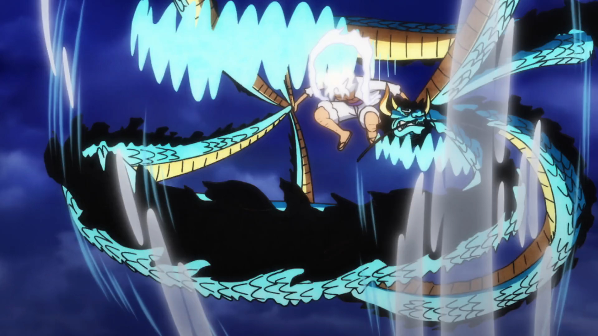 Video wallpaper One Piece - Luffy vs Kaido Cybust (Anime)