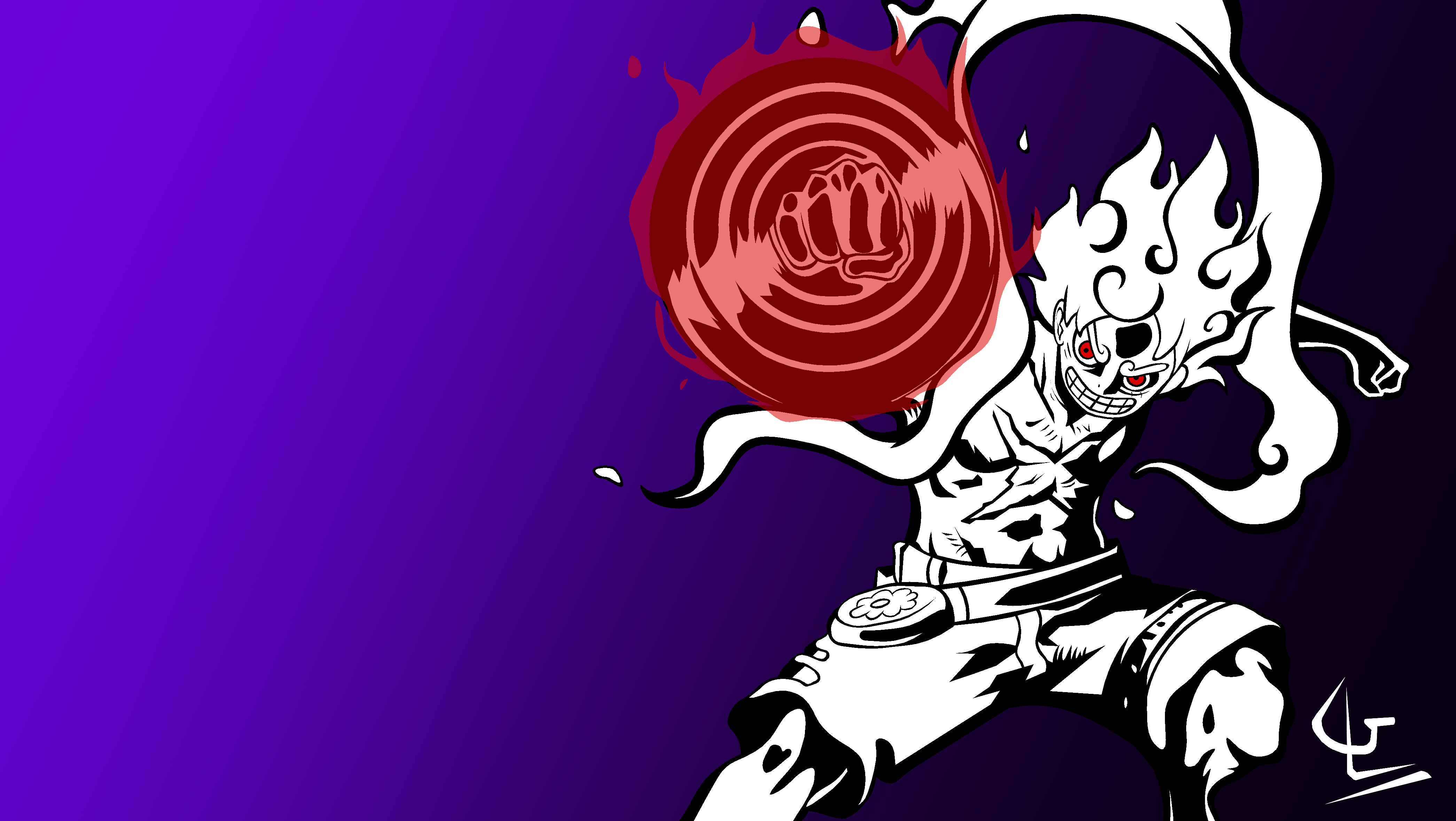 Luffy Gear 5 One Piece 4K Wallpaper PC 