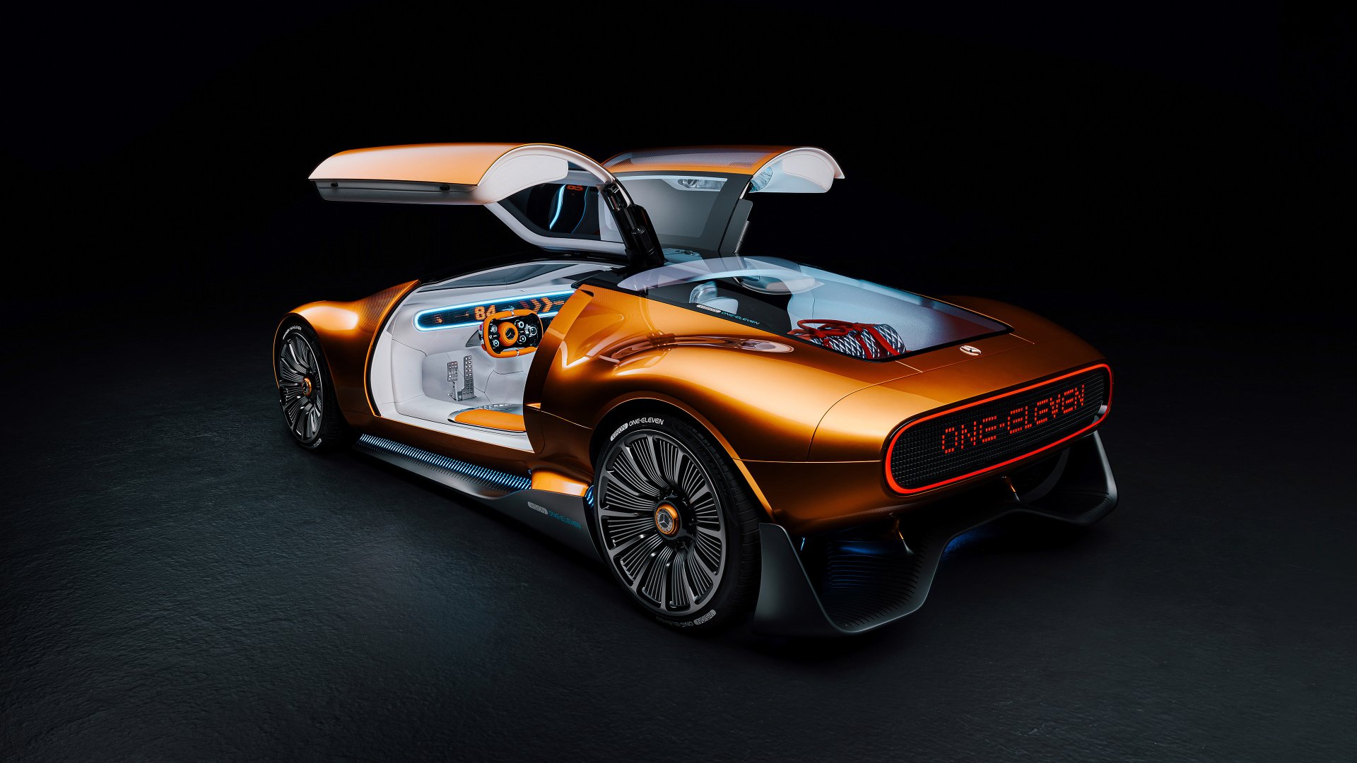 Download Vehicle Mercedes-Benz Vision One-Eleven 4k Ultra HD Wallpaper