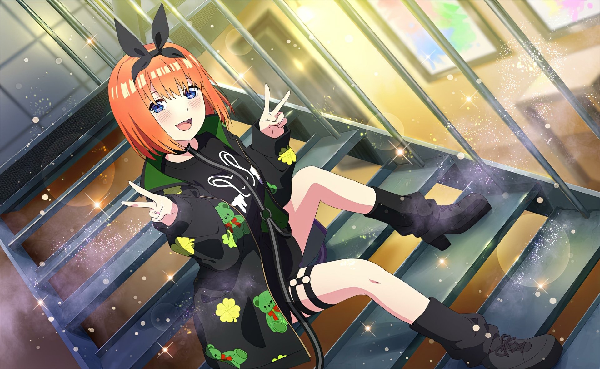 Download Yotsuba Nakano Anime The Quintessential Quintuplets 4k Ultra HD Wallpaper
