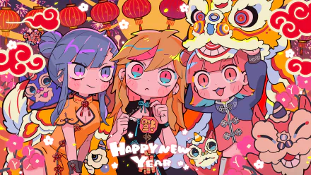 Buro (Muse Dash) Rin (Muse Dash) Marija (Muse Dash) video game Muse Dash HD Desktop Wallpaper | Background Image