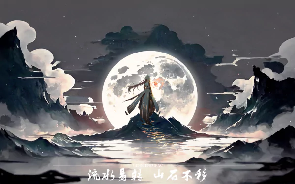 Zhongli (Genshin Impact) video game Genshin Impact HD Desktop Wallpaper | Background Image