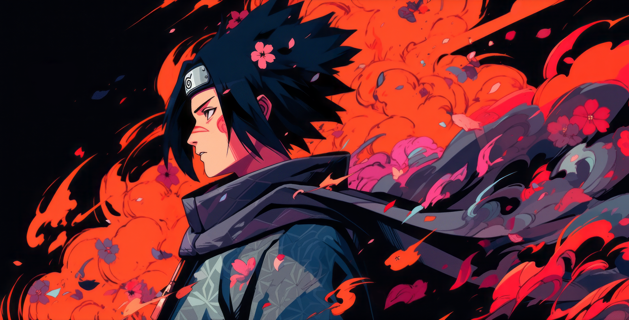 Papel De Parede Anime Naruto vs Sasuke