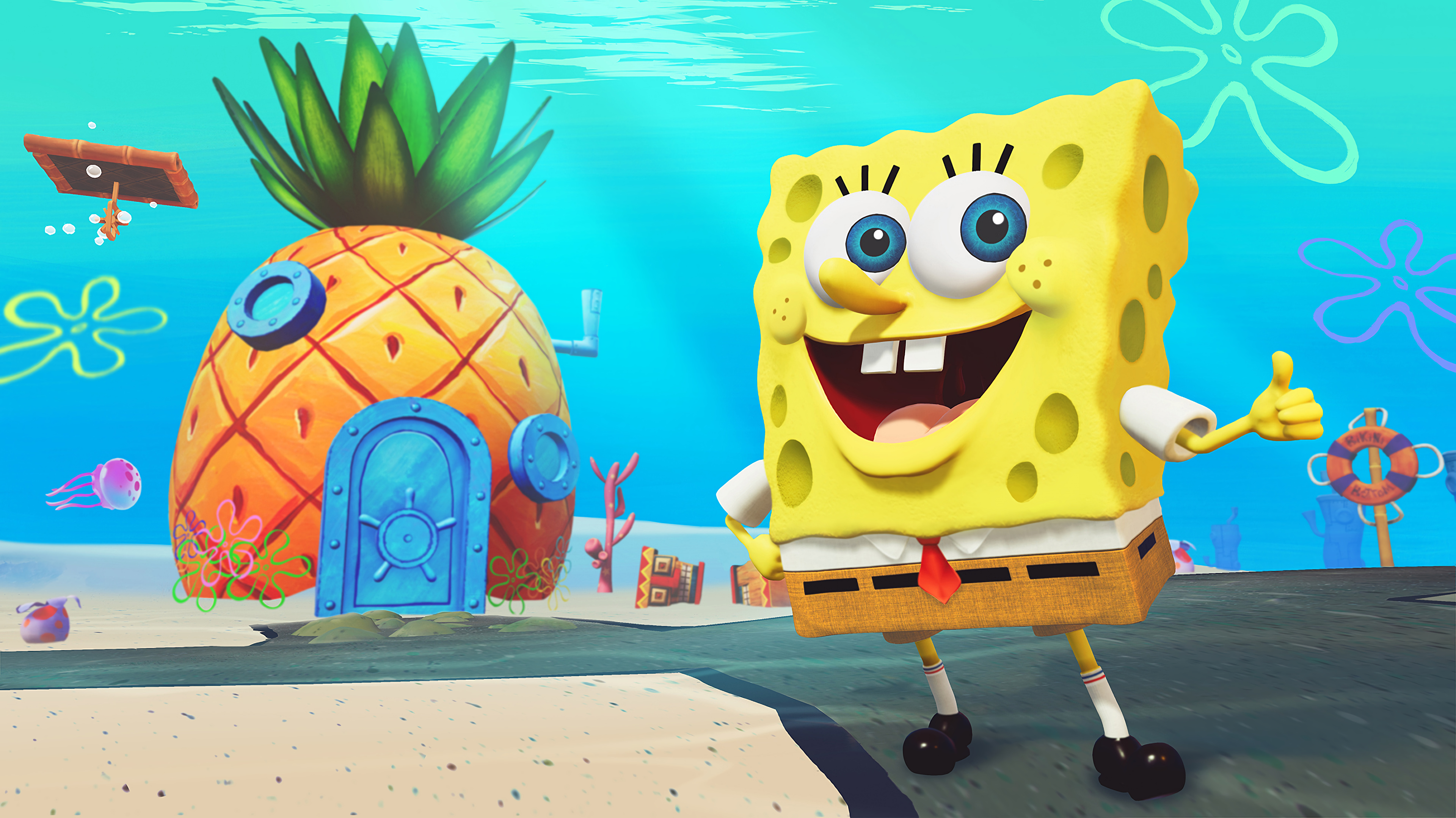 Download Sad Spongebob Working Wallpaper