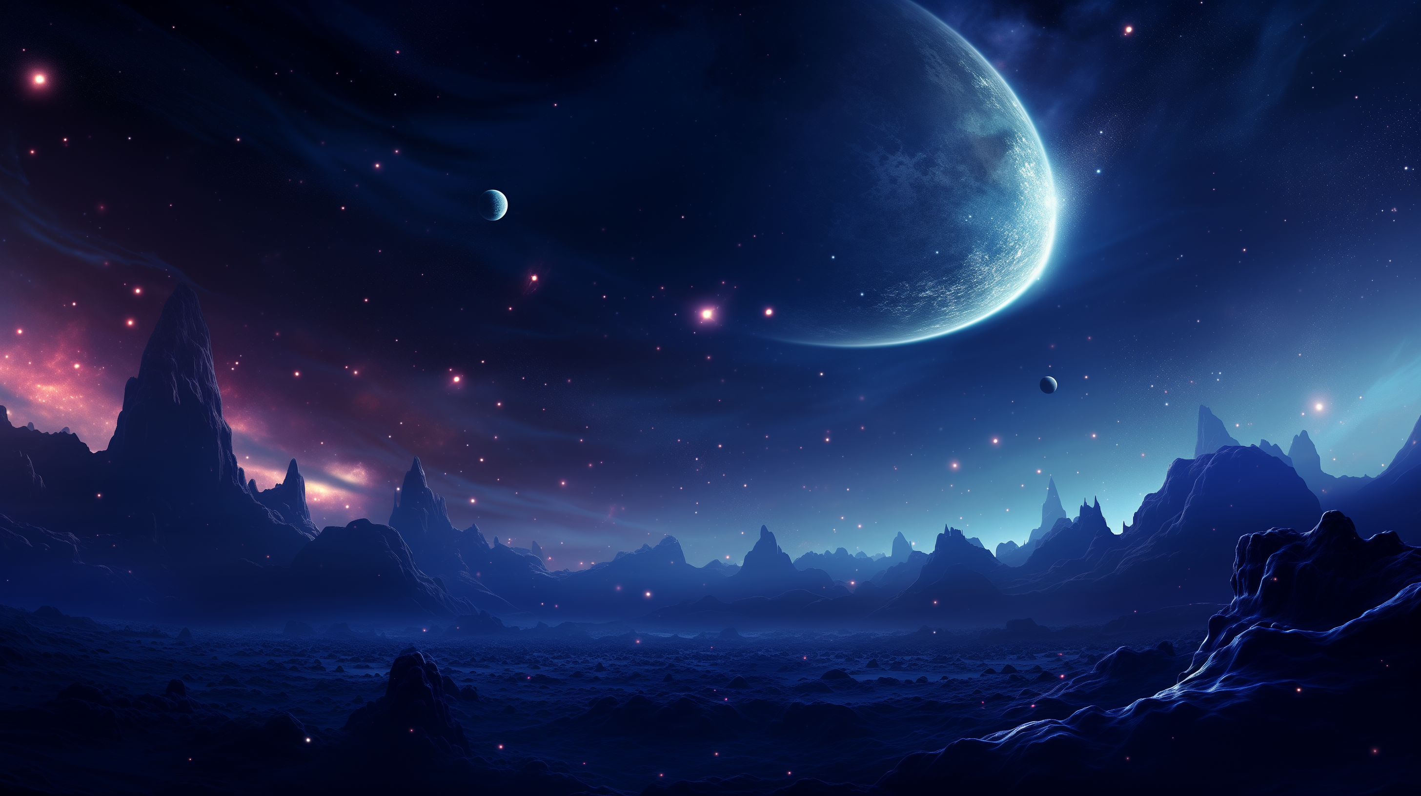 starry space hd wallpapers