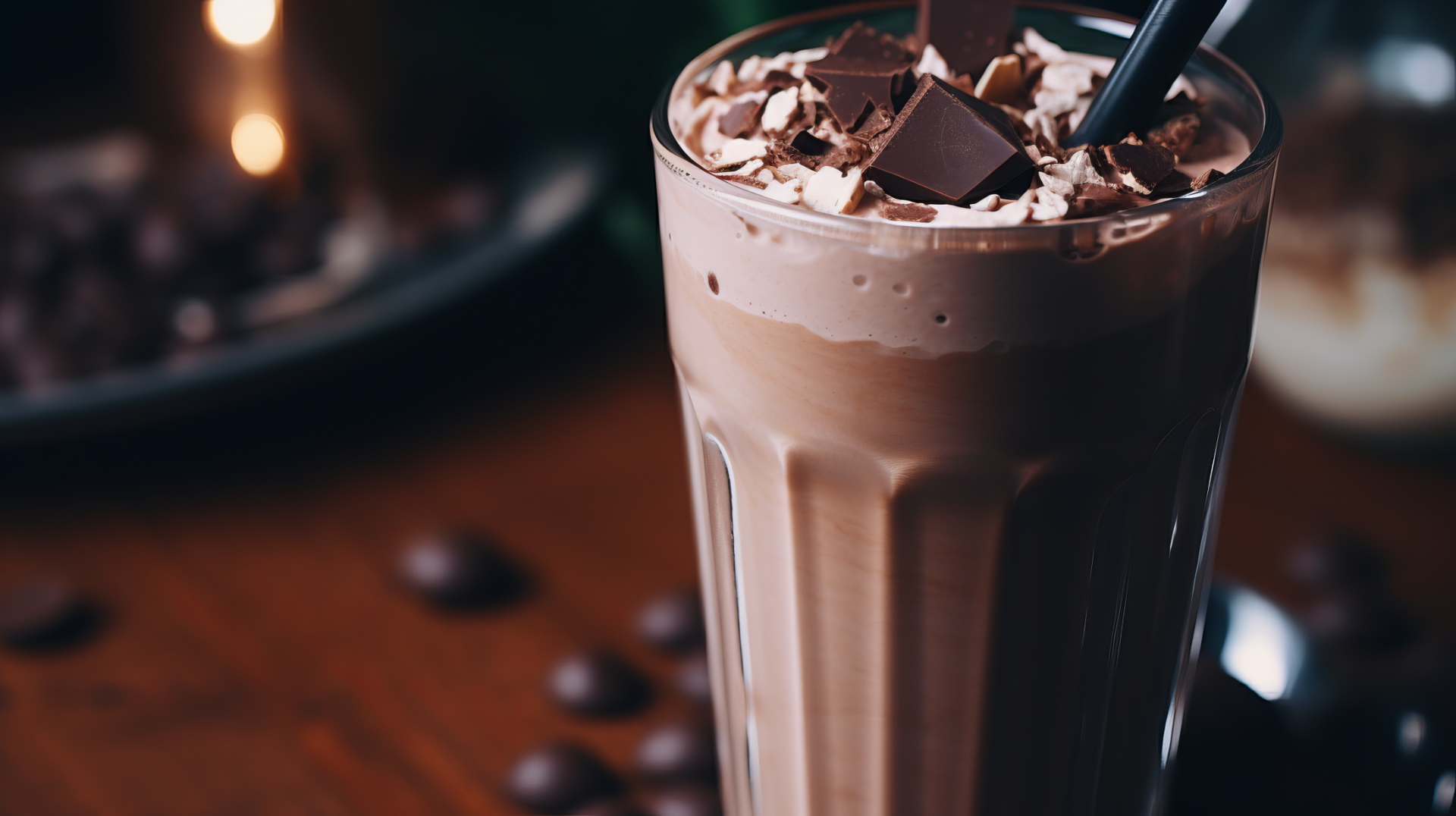 Decadent Chocolate Milkshake HD Wallpaper by Laxmonaut