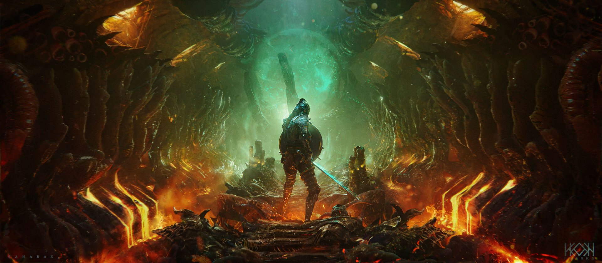 Download Fantasy Warrior Fantasy Warrior HD Wallpaper by Mark Kolobaev