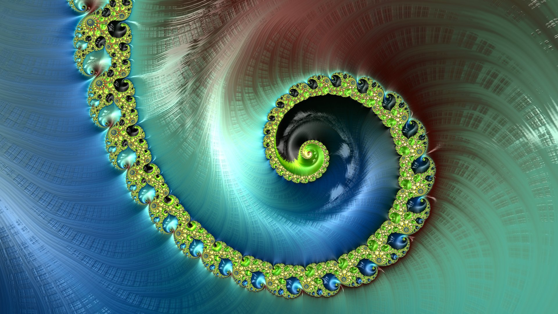 8k Trippy Psychedelic Fractal Wallpaper by Dr-Pen