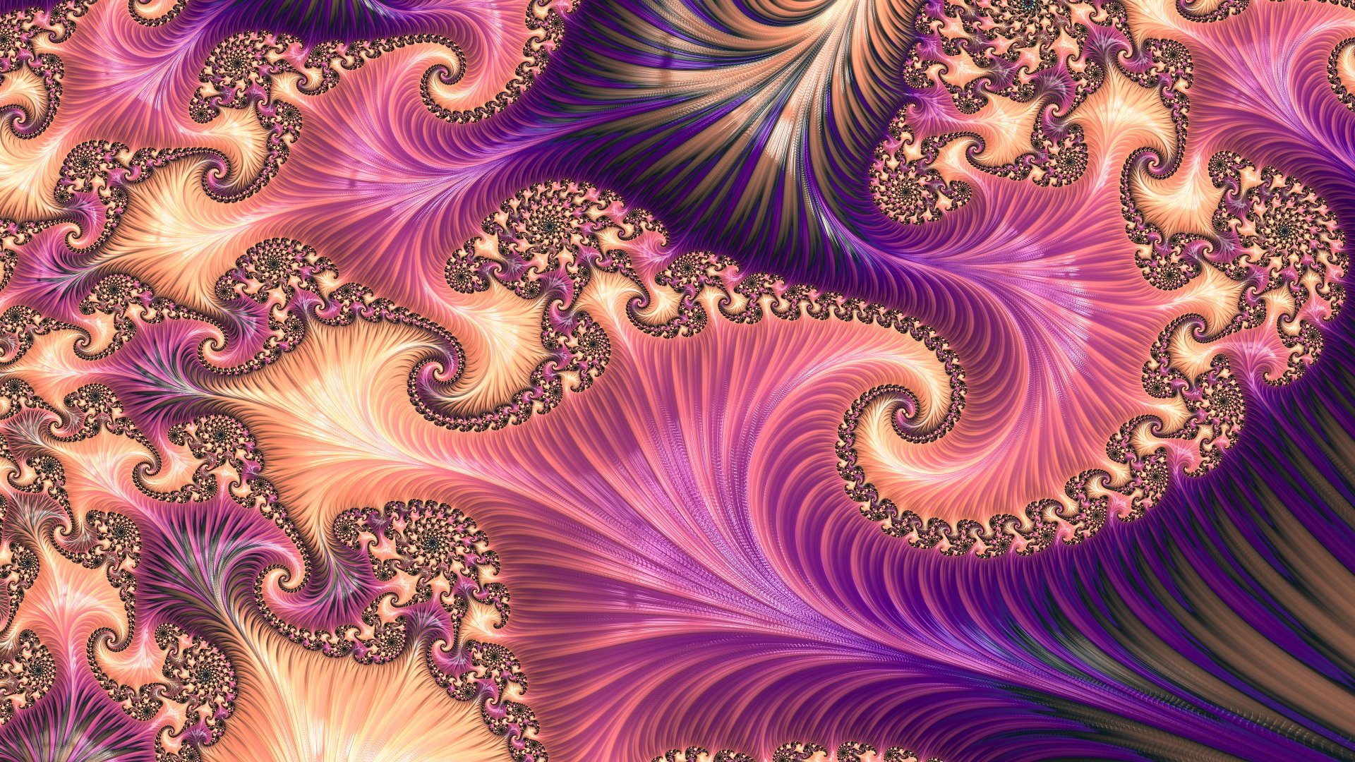 8k Trippy Psychedelic Fractal Wallpaper by Dr-Pen