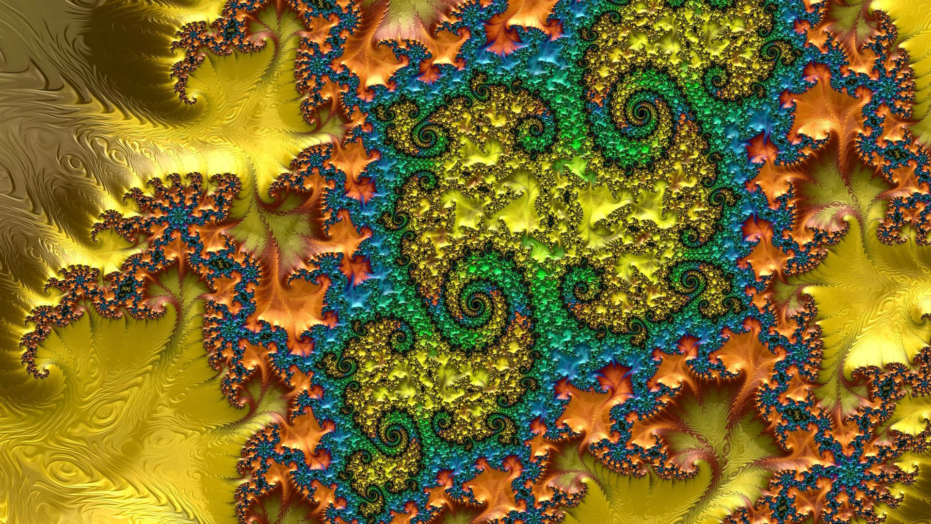 8k Trippy Psychedelic Fractal Wallpaper by Dr-Pen