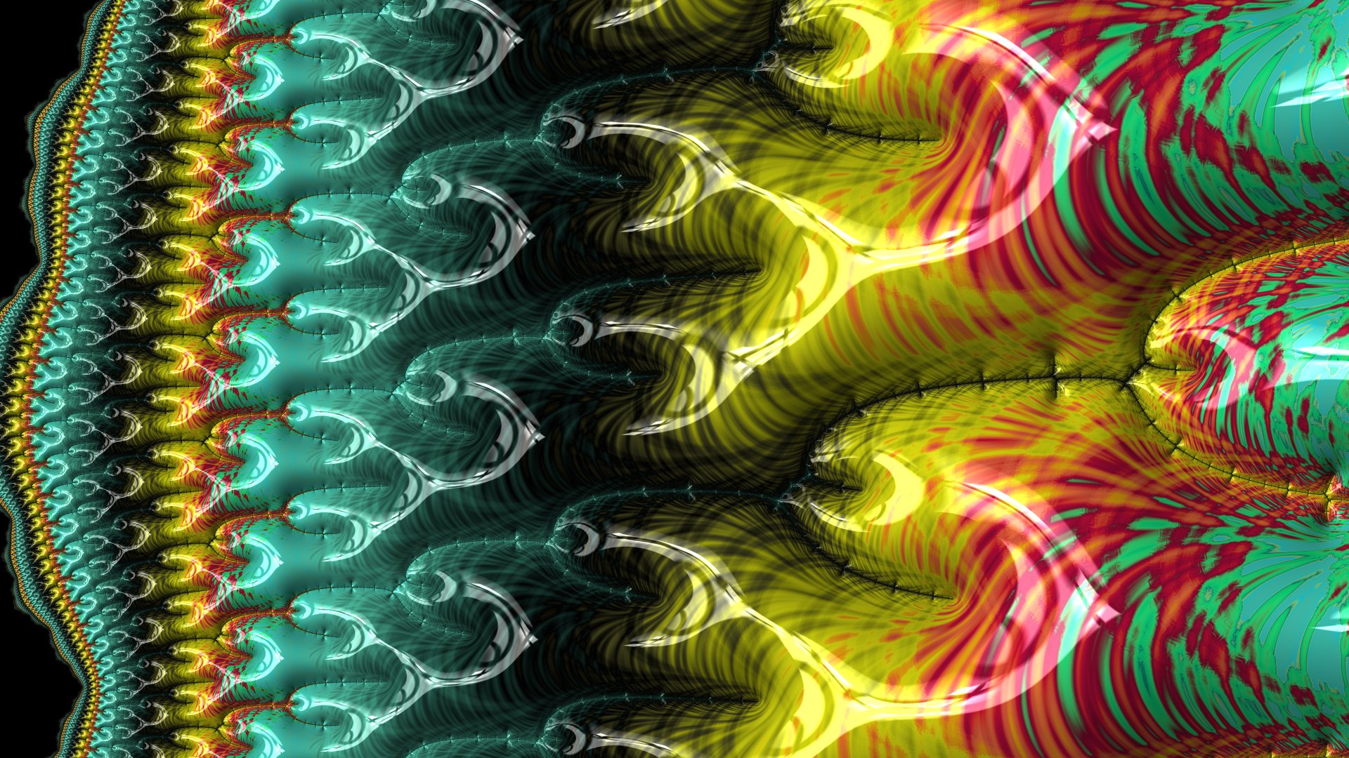 8k Trippy Psychedelic Fractal Wallpaper by Dr-Pen