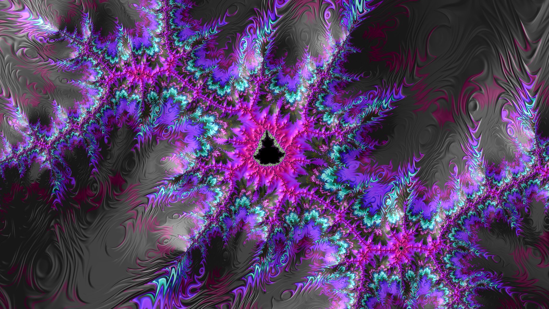 8k Trippy Psychedelic Fractal Wallpaper by Dr-Pen