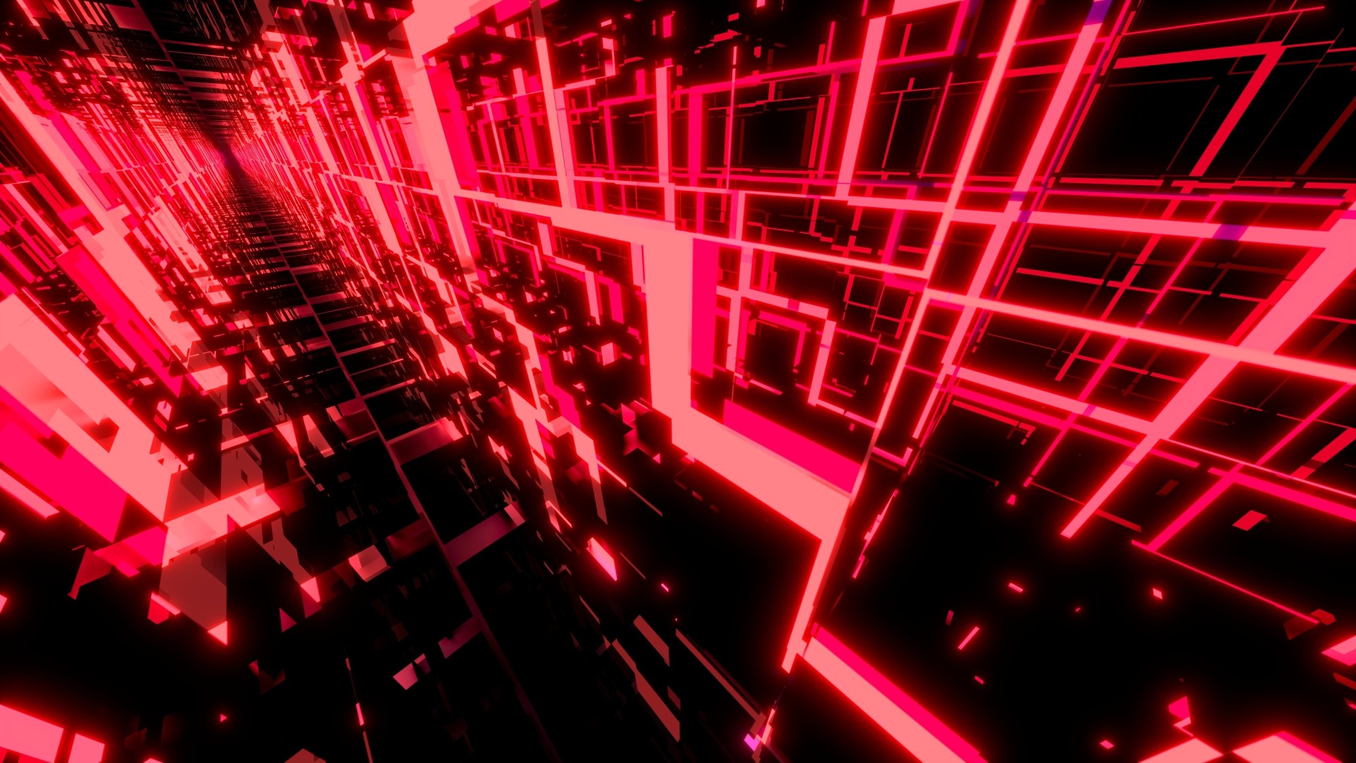 Dark Red Alarm Glass Tunnels by Dr-Pen