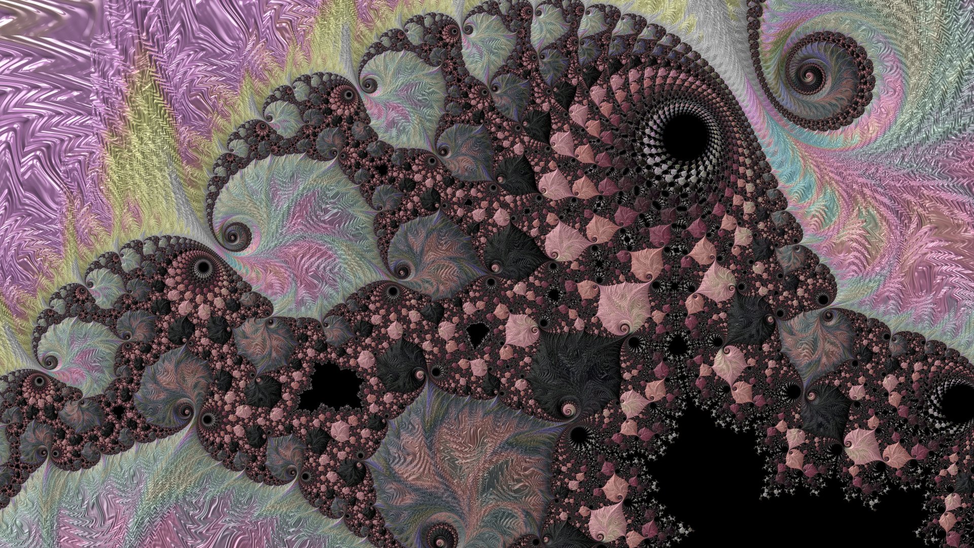 8k Trippy Psychedelic Fractal Wallpaper by Dr-Pen