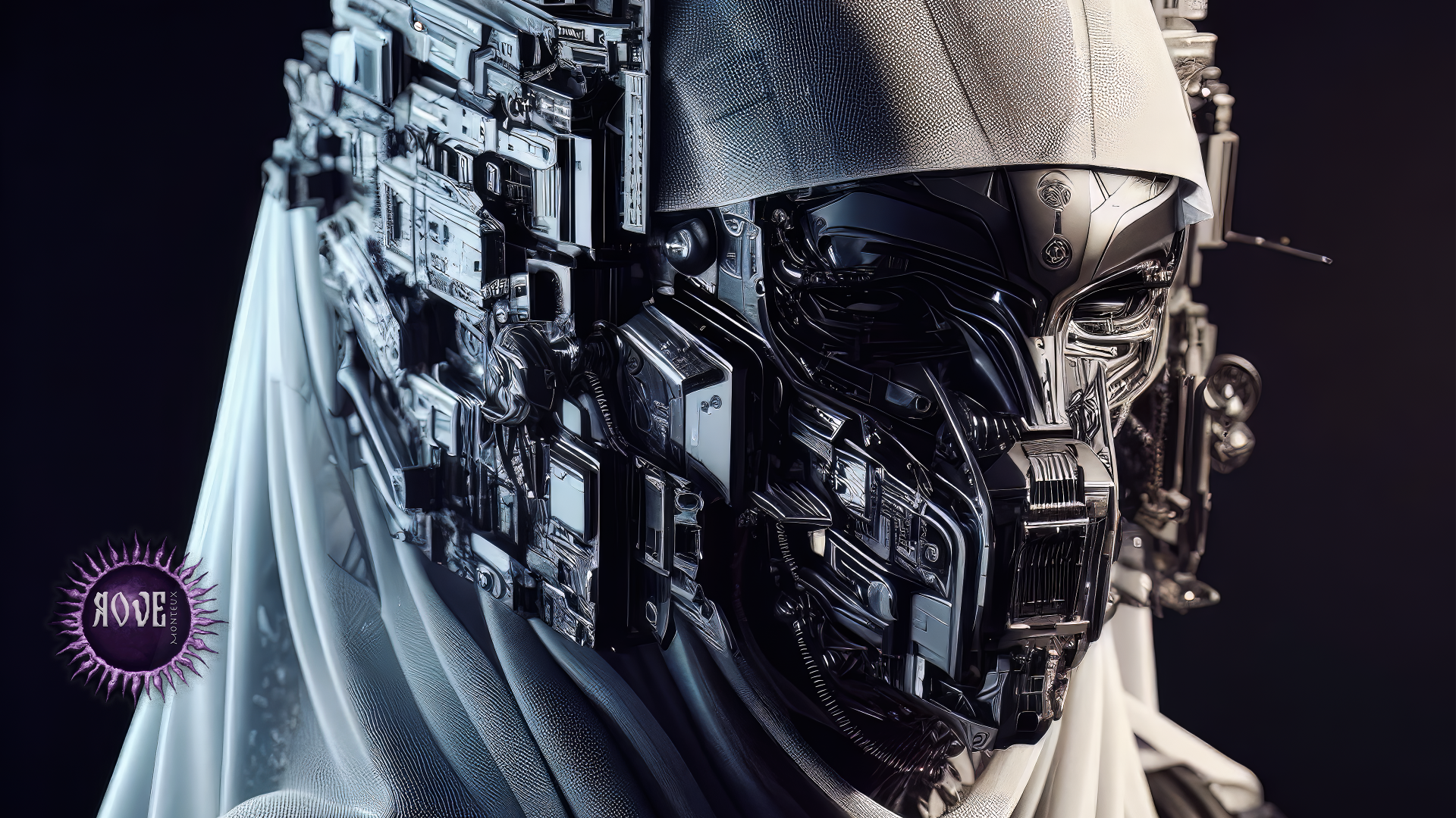 Rove Monteux: Elegance in Circuits: The Saudi Cybernetic Muse by rovemonteux
