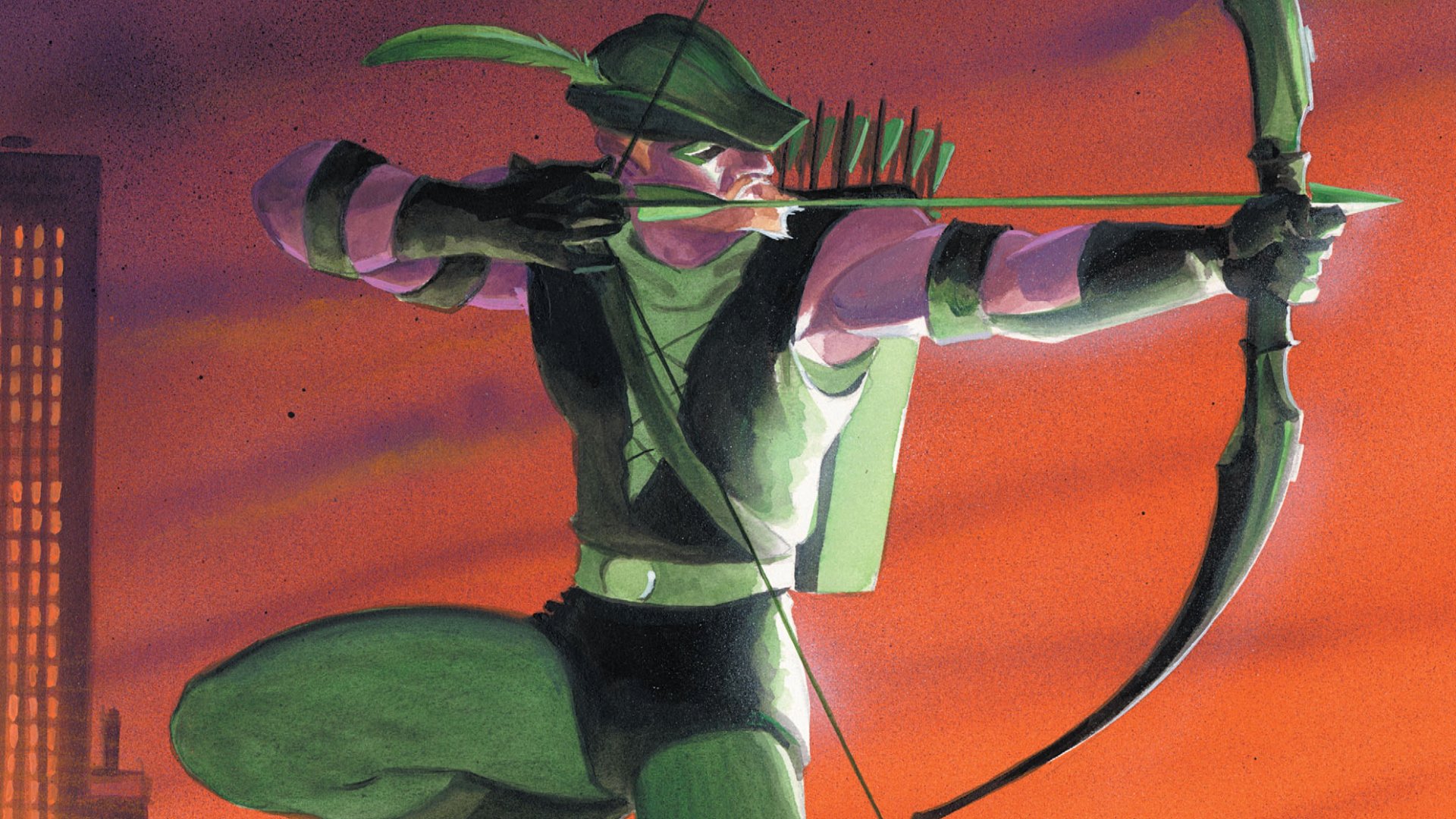 Download Comic Green Arrow HD Wallpaper by Matt Wagner