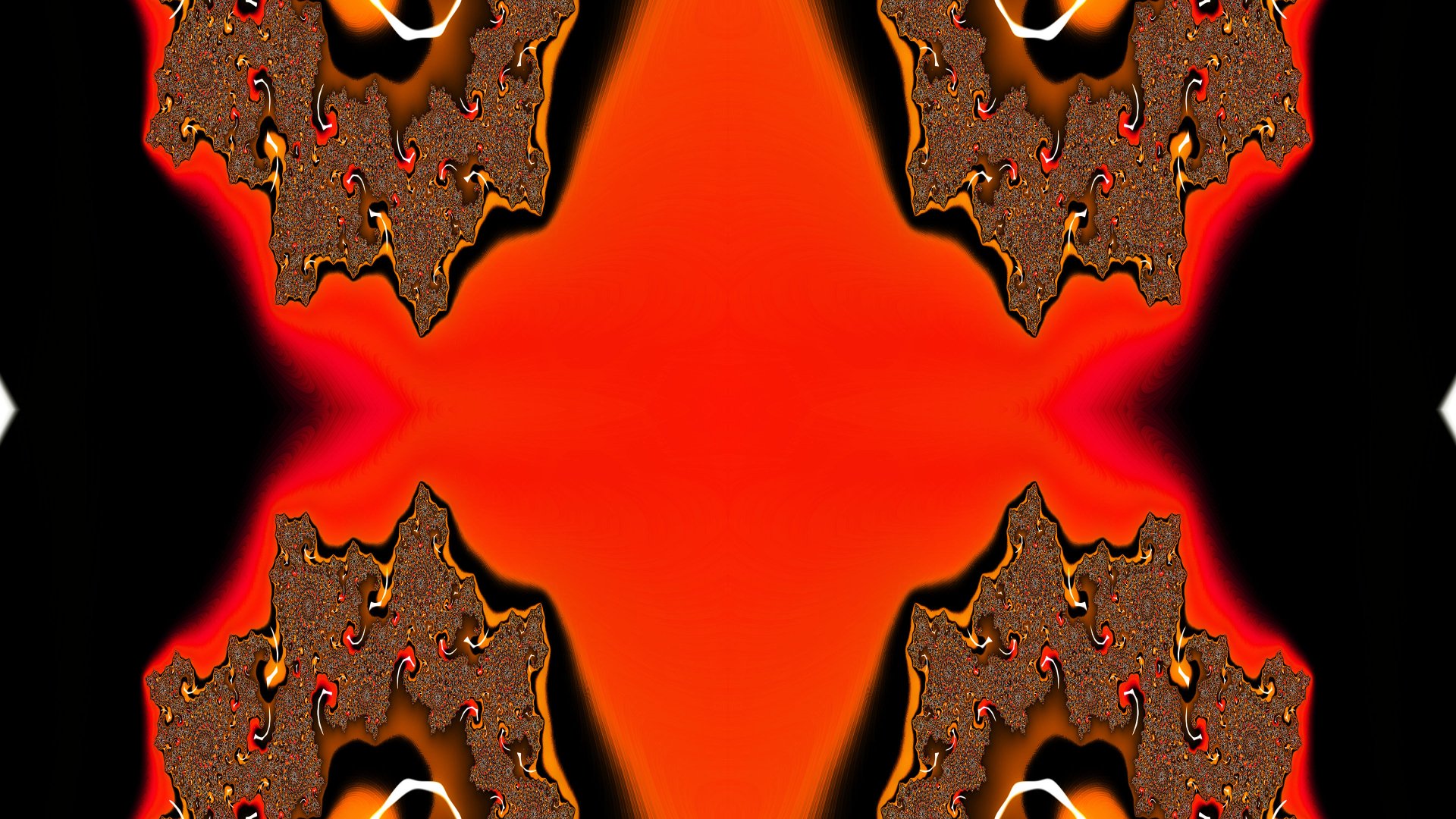 Trippy Psychedelic Fractal Wallpaper by Dr-Pen