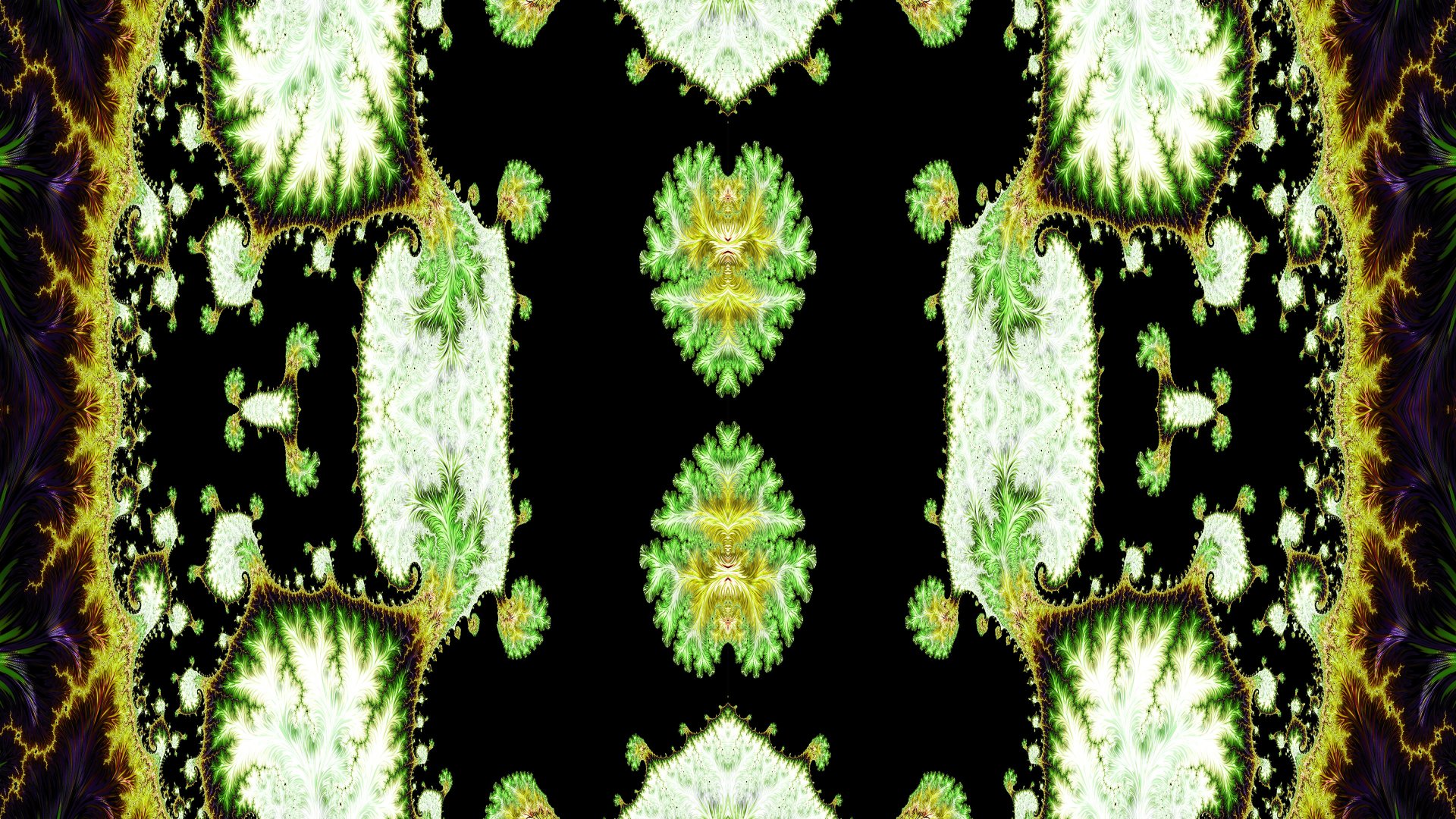 Trippy Psychedelic Fractal Wallpaper by Dr-Pen