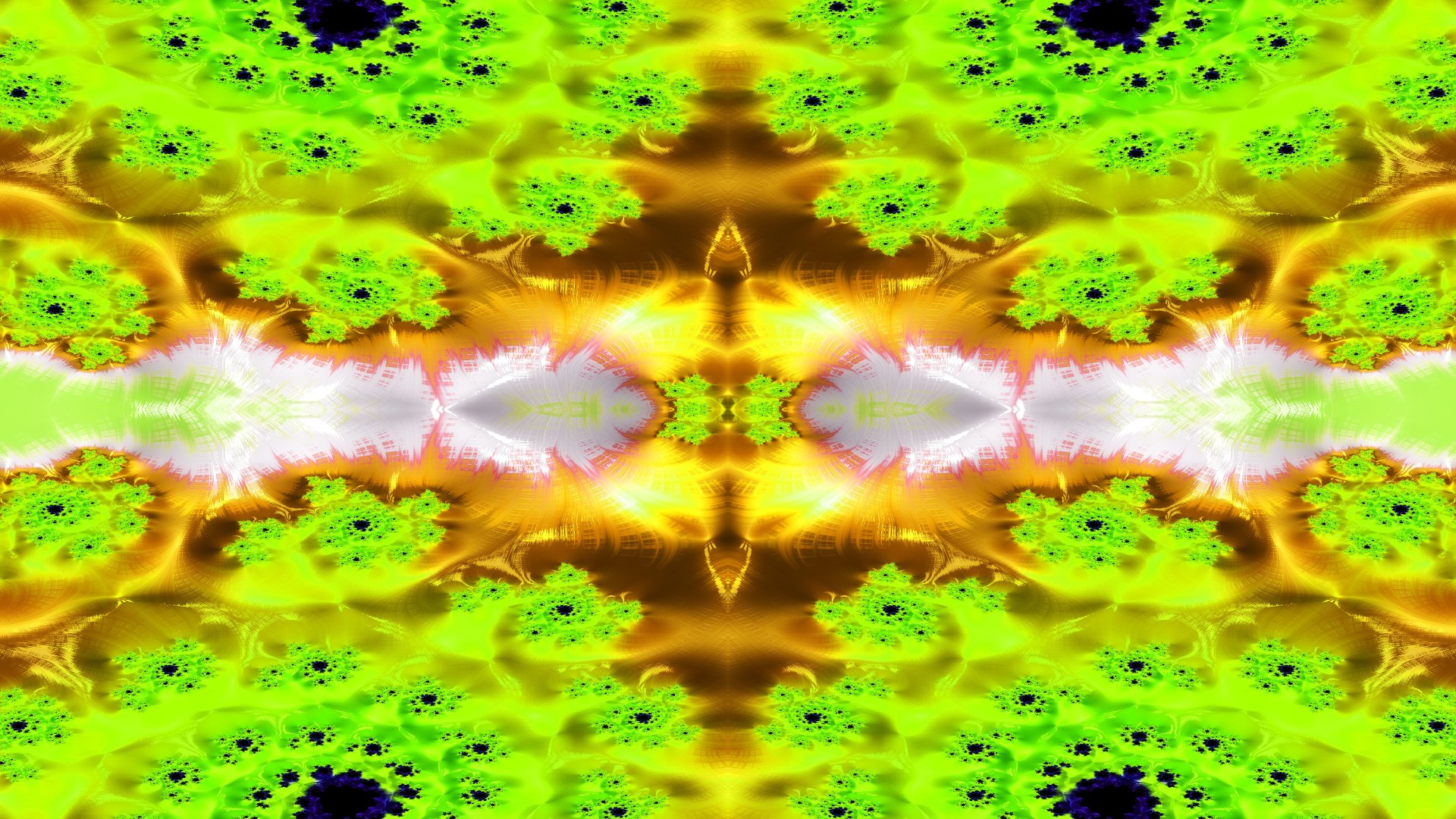 Trippy Psychedelic Fractal Wallpaper by Dr-Pen