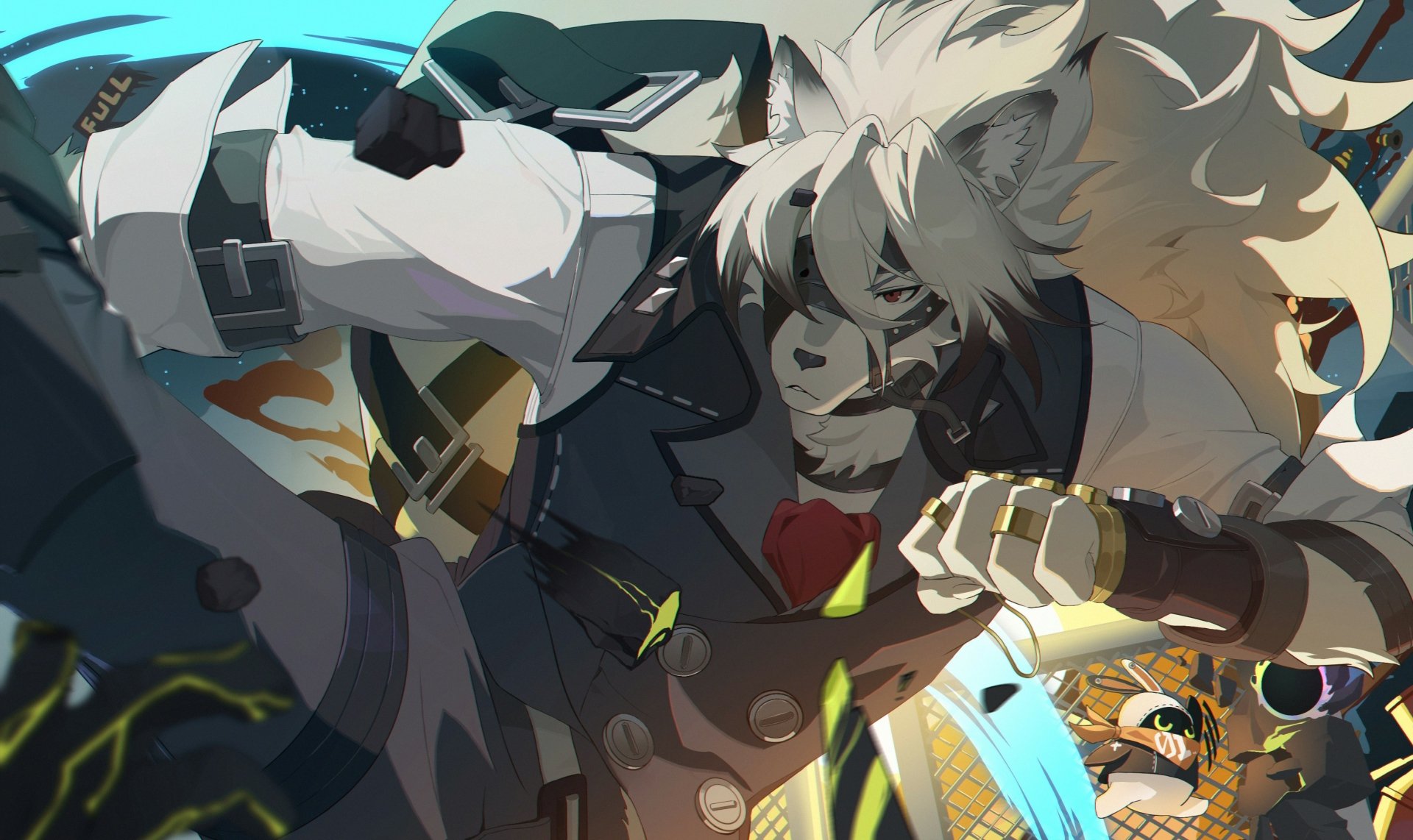 Von Lycaon In Action Zenless Zone Zero HD Wallpaper By Hypermin