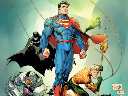 Comic Justice League HD Desktop Wallpaper | Background Image