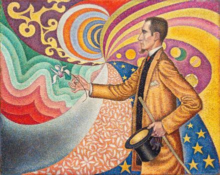  Paul Signac - Portrait de Félix Fénéon by Paul Signac
